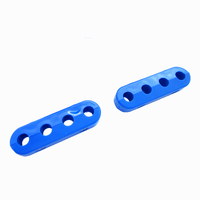 Ignition Lead Separators 4 Hole Blue Zytel Hi Temp Brackets Mounts 1 pair only