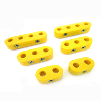 New Yellow Spark Plug Ignition Lead Wire Separators Holders Set 6 Suit 7-9mm
