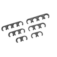 Ignition Spark Plug Leads Separator Kit Black 6 Pieces Suit 7-8mm leads