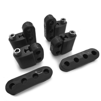 10.5mm Black Ignition Lead Separators Brackets Mounts Fits SB Chev Holden V8
