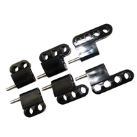 New 11.0 10.5mm BB Chev Black Ignition Lead Separators Brackets Mounts Vertical