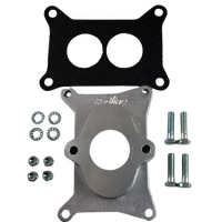 Redline Carby Adaptor Blank Fits 1 Barrel to 2 Barrel Holley Carburettor