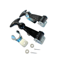 2 x RUBBER BONNET HOLD DOWN HOOKS LATCH Boot Bonnet 4WD Tractor Trailer Pair