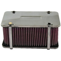 New Redline Washable Air Filter Cleaner 75mm High Rectangular Fits ADF ADM Weber