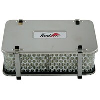 New Redline Air Filter Cleaner 55mm High Rectangular Fits DGV DGAV Weber