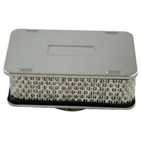 New Redline Air Filter Cleaner 55mm High Rectangular 80mm Neck Fits Gemini Etc.