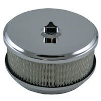 Redline Air Filter Cleaner 6 3/8" Diameter x 5 1/8" Neck Fits 2BBL & 4BBL Holley