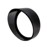 Gauge Visor Shroud Shield Eyebrow Cap suit 52mm 2 1/16" Gauges Black