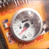 Prosport 2 3/8" 60mm Oil Temp Gauge Meter Celcius 7 Colour Display 60/52mm