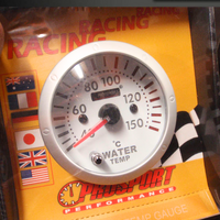 Prosport Gauge 2 3/8" 60mm Water Temp Celcius 7 Colour Meter 60/52m