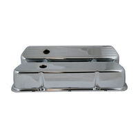 New CHROME TALL ROCKER VALVE COVERS Fits Holden V8 253 308 Kit Cap Gasket Studs