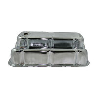 CHROME ROCKER VALVE COVERS Fits Ford Windsor 289 302 351 Kit Cap Studs