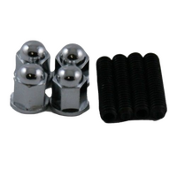 CHROME ROCKER COVER KIT Fits Holden 6 Blue Black Motor Valve Cover Polished '80>