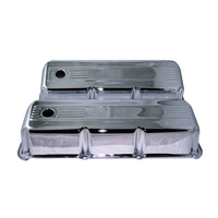 New Redline Polished Chrome Rocker Cover High Fits Ford 302-351C