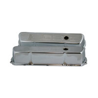New Redline Polished Chrome Rocker Covers Fits Holden V8 With 308 Logo
