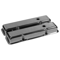 New Redline Rocker Covers Aluminium Balled Milled Short Small Block Chev