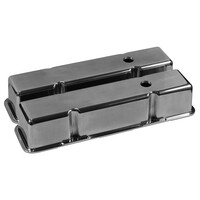New Redline Rocker Cover Polished Plain Tall Alloy Small Block Chev