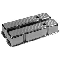 Redline Rocker Valve Cover Aluminium Ball Mill Tall Fits Small Block Chev 350