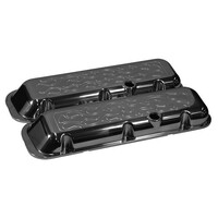 New Redline Rocker Valve Cover Flamed Short Alloy Big Block Chev 396 427 454