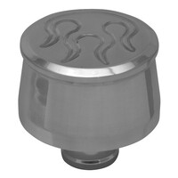 New Redline Billet Alloy Oil Cap Flamed Push In Type