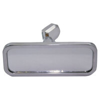 New Redline Polished Billet Aluminium Hot Rod Interior Mirror 14cm x 6cm