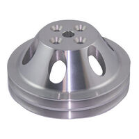 New Redline Alloy Pulley Upper 2 Groove Small Block Chev SWP