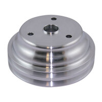 New Redline Alloy Pulley Crank 2 Groove Small Block Chev LWP