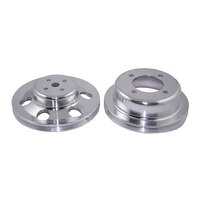 New Redline Alloy Crank Water Pump Pulley Kit 302 351 Fits Ford Cleveland