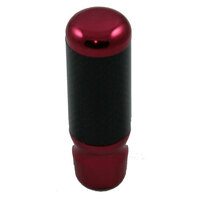 New Redline Gear Shift Knob Bullet Style With Carbon Fibre Red 2 Colours Avail