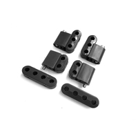 Black Ignition Spark Plug Lead Separators Vertical Mounts Fits Holden 253-308 V8