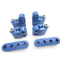 Blue Ignition Lead Separators Brackets Mounts Stainless Screws Fits Holden V8