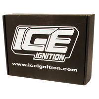 ICE PRO 100 9mm Ignition Spark Plug Leads V8 SB CHEV 327 350 Over Rocker Cover Female Distributor Cap 90° Red