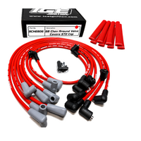 ICE PRO 100 9mm Ignition Spark Plug Leads suit SB CHEV V8 w/ Sleeve