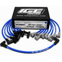 ICE PRO 100 9mm Ignition Spark Plug Leads Fit SB CHEV V8