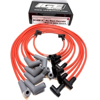 ICE PRO 100 9mm Ignition Spark Plug Leads V8 BB CHEV 396 454 Around Rocker Covers HEI Distributor Cap Red