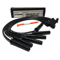 ICE PRO 100 9mm Ignition Spark Plug Leads 1998-99 4.0 Litre SOHC Eng Black