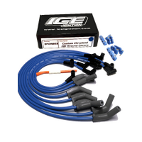 ICE PRO 100 Ignition Leads V8 351 Cleveland Around R/C HEI + Mounts