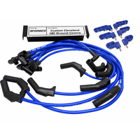 ICE PRO 100 Ignition Leads V8 351 Cleveland Around R/C HEI + Mounts - Blue
