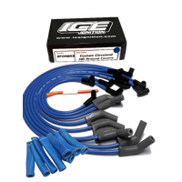 ICE PRO 100 Ignition Leads V8 351 Cleveland Around R/C HEI + Heat Sleeves