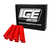 ICE PRO 100 9mm Ignition Spark Plug Leads Fit Ford Windsor V8 w/ Sleeves
