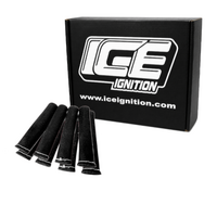 ICE PRO 100 9mm Ignition Spark Plug Leads Fit Ford Windsor V8 w/ Sleeves