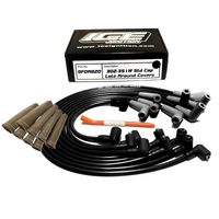 ICE PRO 100 9mm Ignition Spark Plug Leads Fit V8 Ford 302-351 Windsor + Heat Sleeves