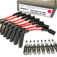ICE PRO 100 9mm Ignition Spark Plug Leads V8 Holden Commodore VZ -VF LS3 6.0L Blue + Plugs
