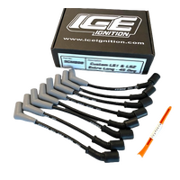 ICE PRO 100 9mm Ignition Spark Plug Leads V8 Commodore LS1 LS2 LS3 Black