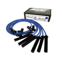 ICE PRO 100 9mm Ignition Spark Plug Leads 6cyl Fits Nissan RB30 86-87 VL Commodore Turbo Blue