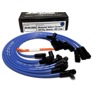 ICE PRO 100 9mm Ignition Spark Plug Leads V8 Holden HT-VL Around Rocker Covers HEI MSD Distributor Cap Blue