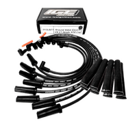 ICE PRO 100 9mm Ignition Spark Plug Leads Fit Holden V8 w/ Sleeves