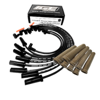 ICE PRO 100 9mm Ignition Spark Plug Leads Fit Holden V8 w/ Sleeves