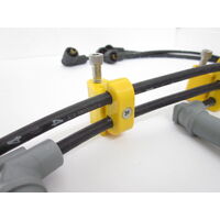 New Ignition Spark Plug Lead Separators Vertical Mounts Brackets suit SBC yellow