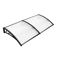 DIY Window Door Awning Cover Transparent 100cm x 200cm Canopy Balcony Outdoor
